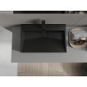 Mexen Ava countertop sink made of conglomerate 1/O 60 x 38 cm, black - 23016071