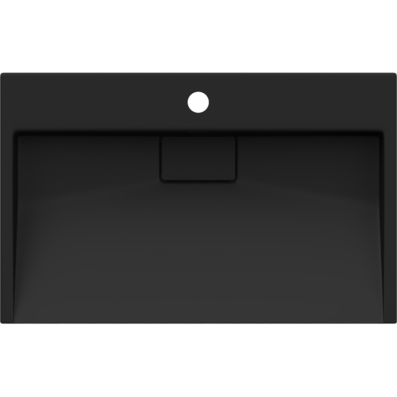 Mexen Ava countertop sink made of conglomerate 1/O 60 x 38 cm, black - 23016071