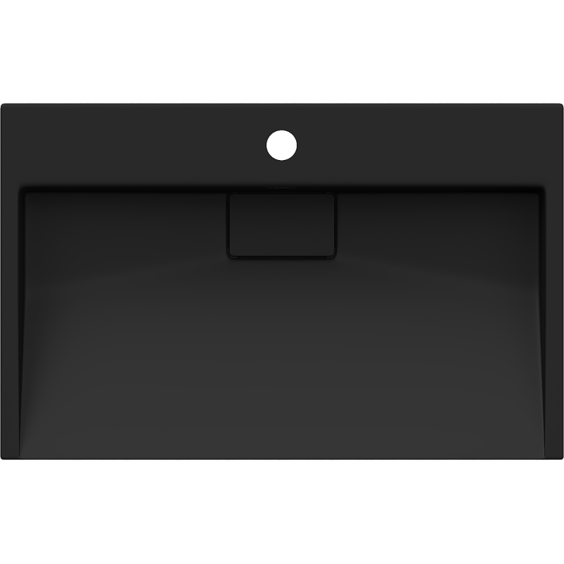 Mexen Ava over-counter basin made of conglomerate 1/O 60 x 38 cm, black - 23016071