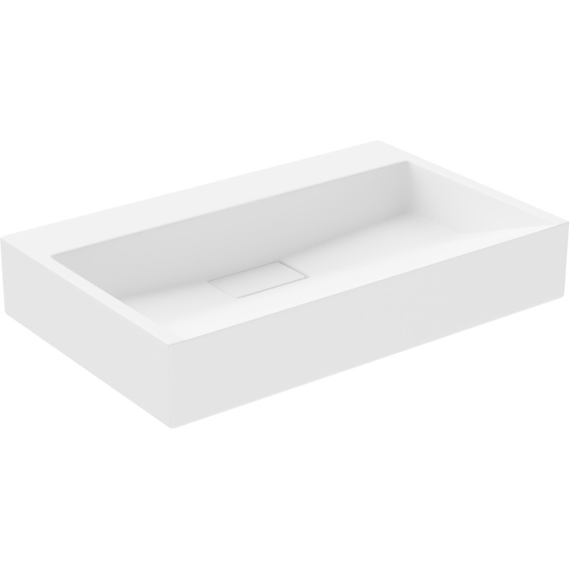 Mexen Ava countertop washbasin made of conglomerate B/O 60 x 38 cm, white - 23016000