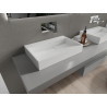 Mexen Ava countertop washbasin made of composite B/O 60 x 38 cm, white - 23016000
