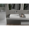 Mexen Ava countertop washbasin made of composite B/O 60 x 38 cm, white - 23016000