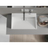 Mexen Ava countertop washbasin made of composite B/O 60 x 38 cm, white - 23016000