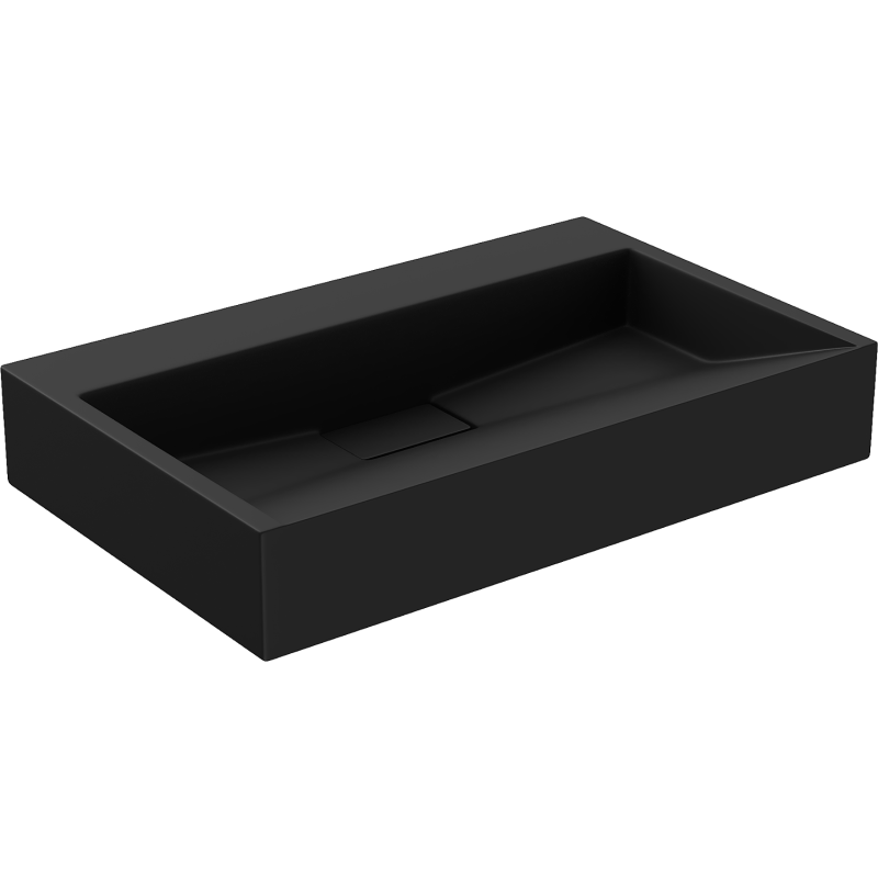 Mexen Ava countertop basin made of composite B/O 60 x 38 cm, black - 23016070