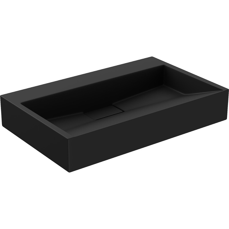 Mexen Ava countertop sink made of composite B/O 60 x 38 cm, black - 23016070