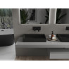 Mexen Ava countertop basin made of composite B/O 60 x 38 cm, black - 23016070