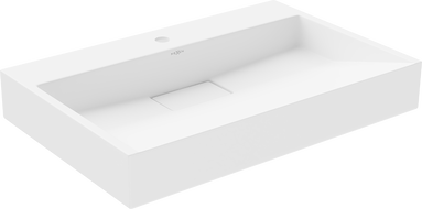 Mexen Ava conglomerate countertop washbasin 1-Hole 70 x 46 cm, white - 23017001