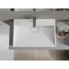 Mexen Ava countertop washbasin made of conglomerate 1/O 70 x 46 cm, white - 23017001
