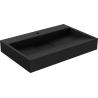 Mexen Ava countertop basin made of conglomerate 1/O 70 x 46 cm, black - 23017071