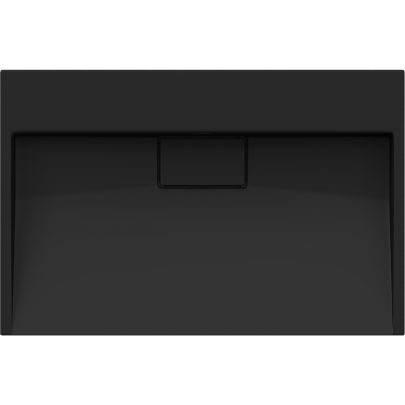Mexen Ava countertop wash basin made of compound B/O 70 x 46 cm, black - 23017070