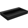 Mexen Ava countertop sink made of conglomerate 1/O 80 x 46 cm, black - 23018071