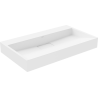 Mexen Ava countertop washbasin made of conglomerate B/O 80 x 46 cm, white - 23018000