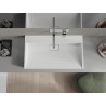 Mexen Ava countertop washbasin made of conglomerate B/O 80 x 46 cm, white - 23018000