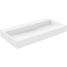 Mexen Ava conglomerate countertop washbasin 1-Hole 90 x 46 cm, white - 23019001