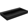 Mexen Ava countertop basin made of conglomerate 1/O 90 x 46 cm, black - 23019071