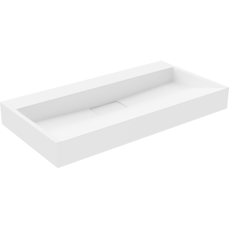 Mexen Ava countertop washbasin from composite B/O 90 x 46 cm, white - 23019000