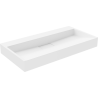 Mexen Ava Countertop Washbasin Made of Conglomerate B/O 90 x 46 cm, White - 23019000