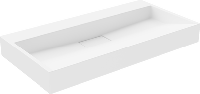Mexen Ava conglomerate countertop washbasin W/O 90 x 46 cm, white - 23019000