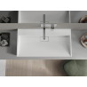 Mexen Ava countertop washbasin from composite B/O 90 x 46 cm, white - 23019000