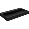 Mexen Ava conglomerate countertop washbasin W/O 90 x 46 cm, Black - 23019070