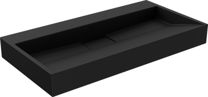 Mexen Ava countertop sink made of conglomerate B/O 90 x 46 cm, black - 23019070