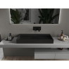 Mexen Ava countertop sink made of conglomerate B/O 90 x 46 cm, black - 23019070
