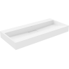 Mexen Ava countertop basin made of conglomerate B/O 100 x 46 cm, white - 23011000