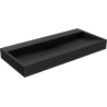 Mexen Ava countertop basin made of conglomerate B/O 100 x 46 cm, black - 23011070