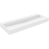 Mexen Ava countertop sink made of conglomerate 2/O 120 x 46 cm, white - 23011202