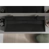 Mexen Ava countertop washbasin made of conglomerate 2/O 120 x 46 cm, black - 23011272