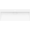 Mexen Ava countertop sink made of conglomerate 1/O 120 x 46 cm, white - 23011201