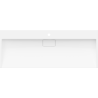 Mexen Ava countertop washbasin made of conglomerate 1/O 120 x 46 cm, white - 23011201