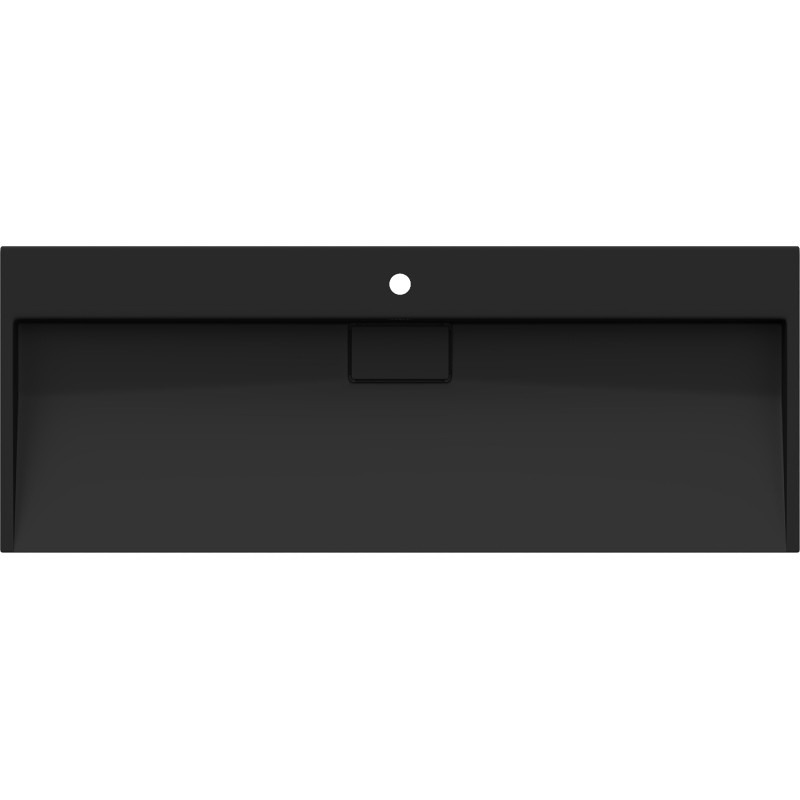 Mexen Ava countertop sink made of conglomerate 1/O 120 x 46 cm, black - 23011271