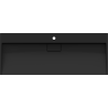 Mexen Ava above-counter washbasin made of conglomerate 1/O 120 x 46 cm, black - 23011271