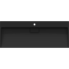 Mexen Ava countertop basin made of conglomerate 1/O 120 x 46 cm, black - 23011271