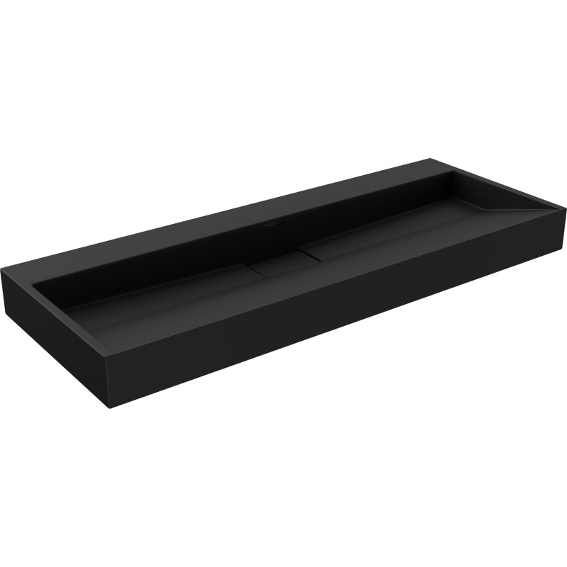Mexen Ava countertop basin made of composite B/O 120 x 46 cm, black - 23011270