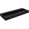 Mexen Ava countertop washbasin made of conglomerate B/O 120 x 46 cm, black - 23011270