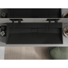 Mexen Ava countertop washbasin made of conglomerate B/O 120 x 46 cm, black - 23011270