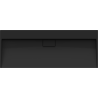 Mexen Ava conglomerate countertop washbasin W/O 120 x 46 cm, Black - 23011270