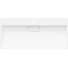 Mexen Ava countertop sink made of conglomerate 1/O 100 x 46 cm, white - 23011001