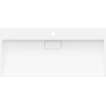Mexen Ava countertop washbasin made of conglomerate 1/O 100 x 46 cm, white - 23011001
