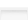 Mexen Ava countertop washbasin made of conglomerate 2/O 100 x 46 cm, white - 23011002