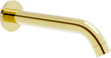 Mexen Kai wall-mounted bathtub spout, gold - 79371-50