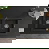 Mexen Mario 2-compartment granite sink with a kitchen mixer tap Duero, Black/Gold metallic - 6504-75-671600-70