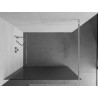 Mexen Kioto Walk-in Shower Wall 120 x 200 cm, Stripes 8 mm, Chrome - 800-120-101-01-09