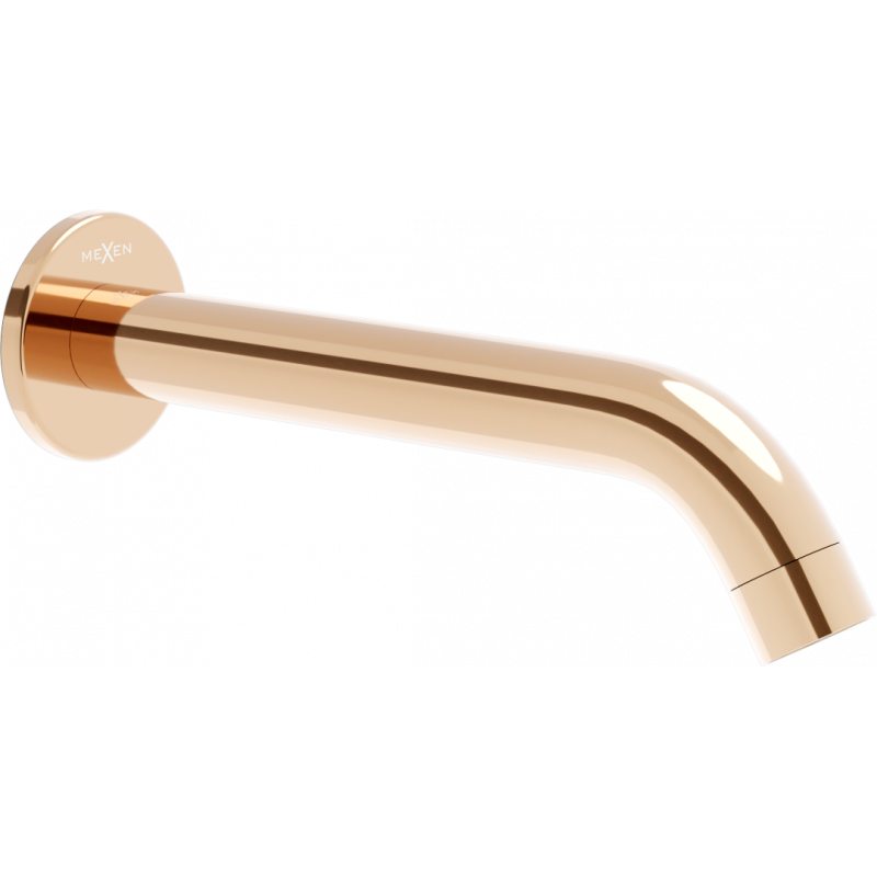 Mexen Kai bathtub wall spout, Rose gold - 79371-60