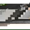 Mexen Leo 1-compartment granite sink with a drip tray and kitchen mixer tap Savita, White - 6501-20-672601-00
