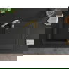 Mexen Leo 1-compartment granite sink with a drip tray and kitchen mixer tap Savita, Black - 6501-77-672601-50-B