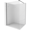 Mexen Kioto shower wall 80 x 200 cm, textured 8 mm, black - 800-080-101-70-09
