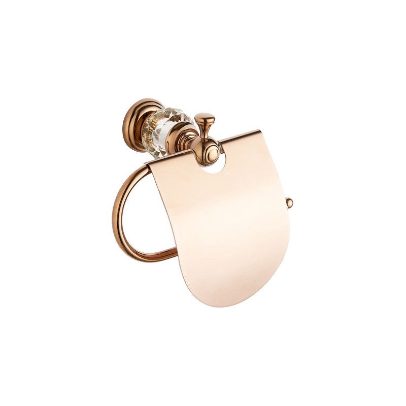 Mexen Estela toilet roll holder, Rose gold - 7011533-60